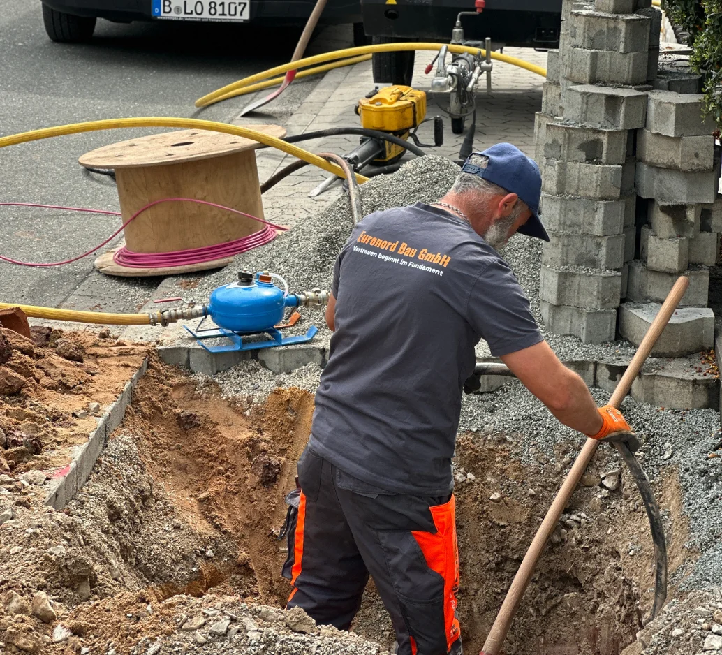 Glasfaseranschluss ohne Garten-Chaos